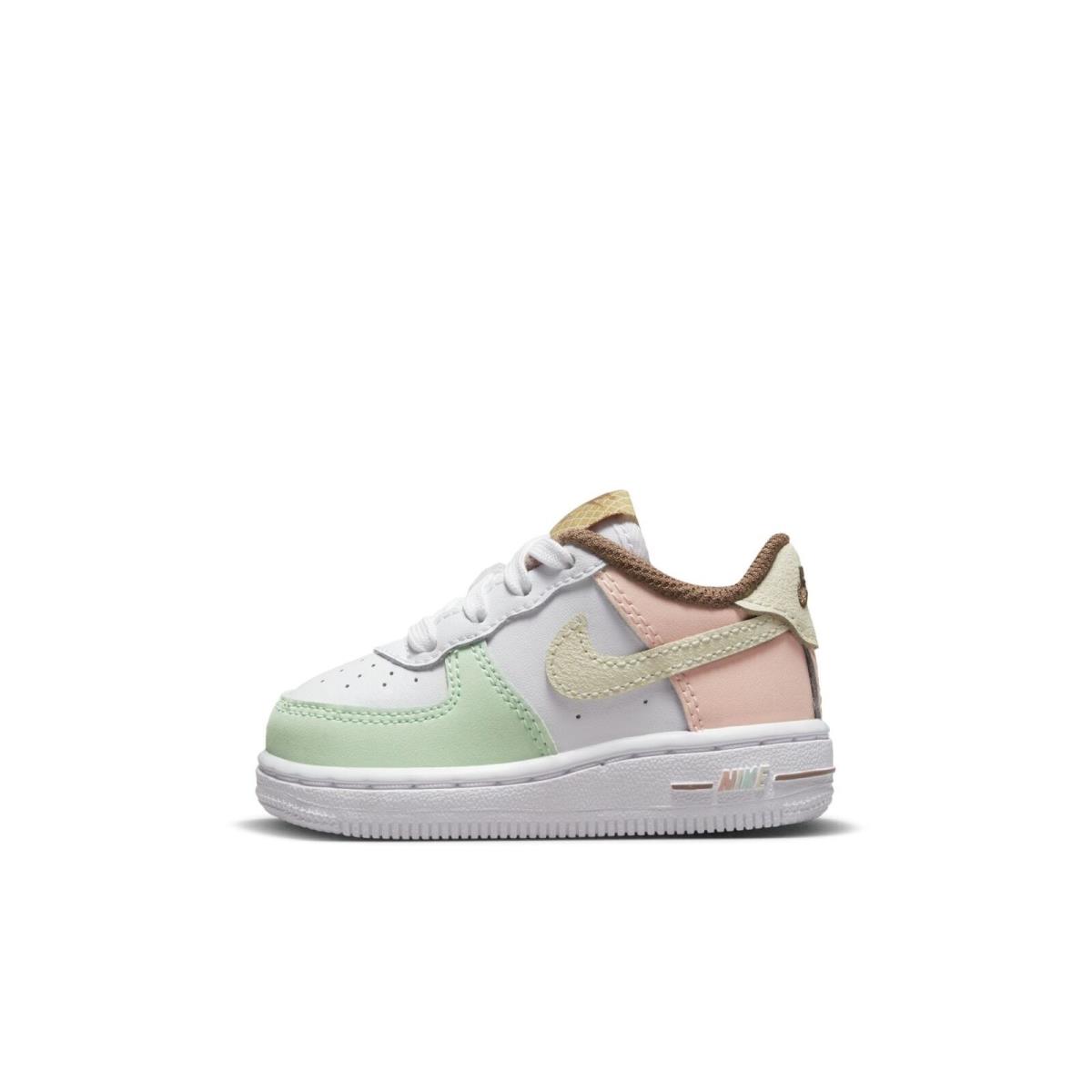 DX3729-100 Toddlers Nike Air Force 1 LV8 TD Ice Cream - Multicolor