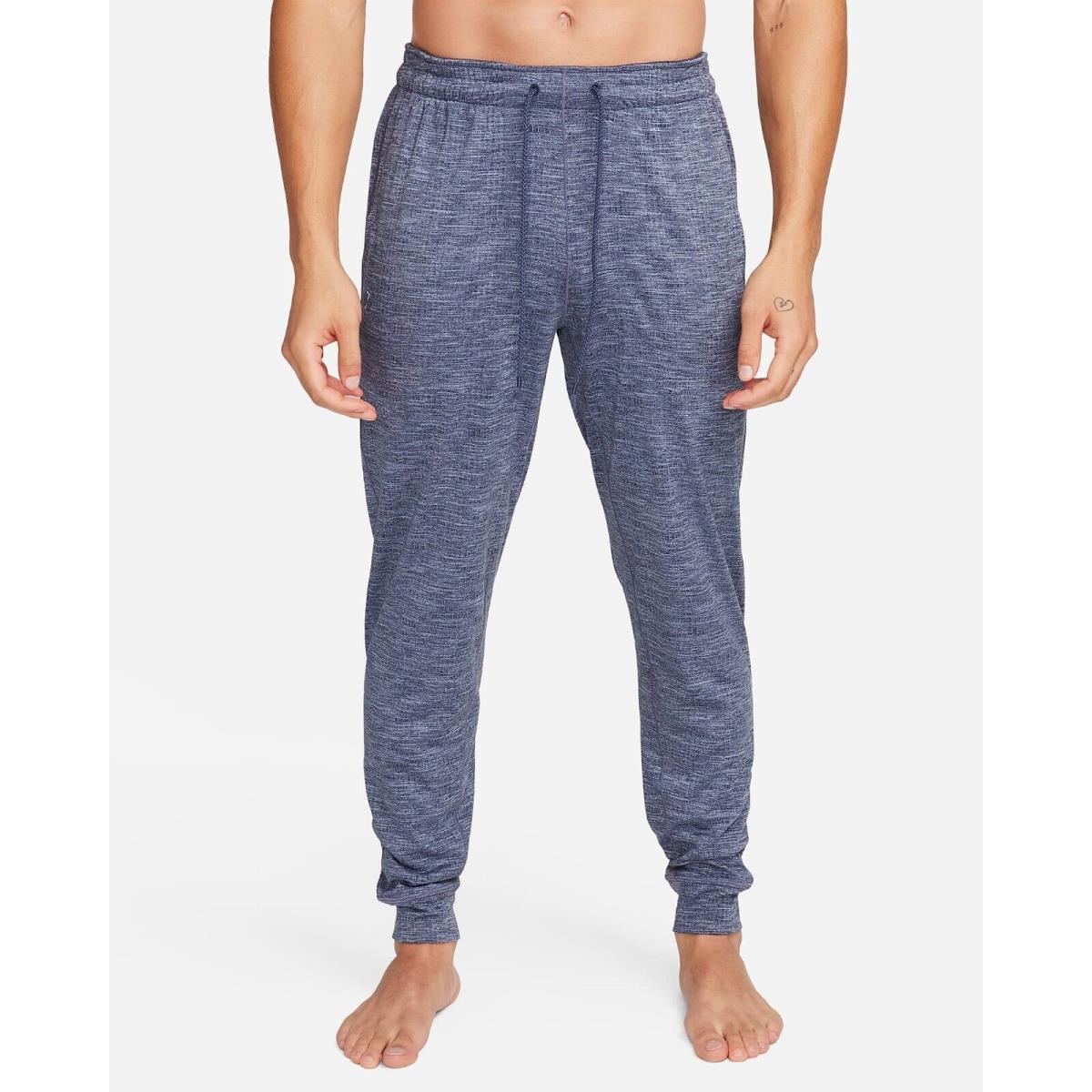 Nike Mens Heather Blue Yoga Dry-fit Joggers Pants Size M