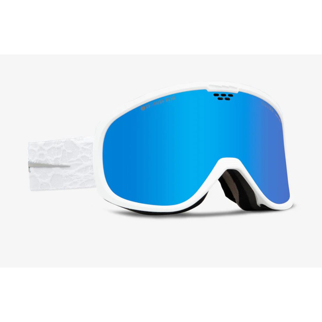 Electric Pike Goggles Matte White Nuron Moss Blue