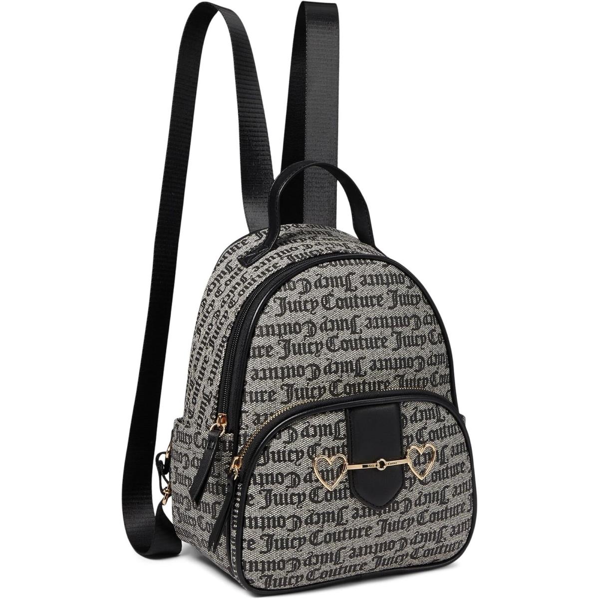 Juicy Couture Black Beige Love Is Juicy Women Backpacks