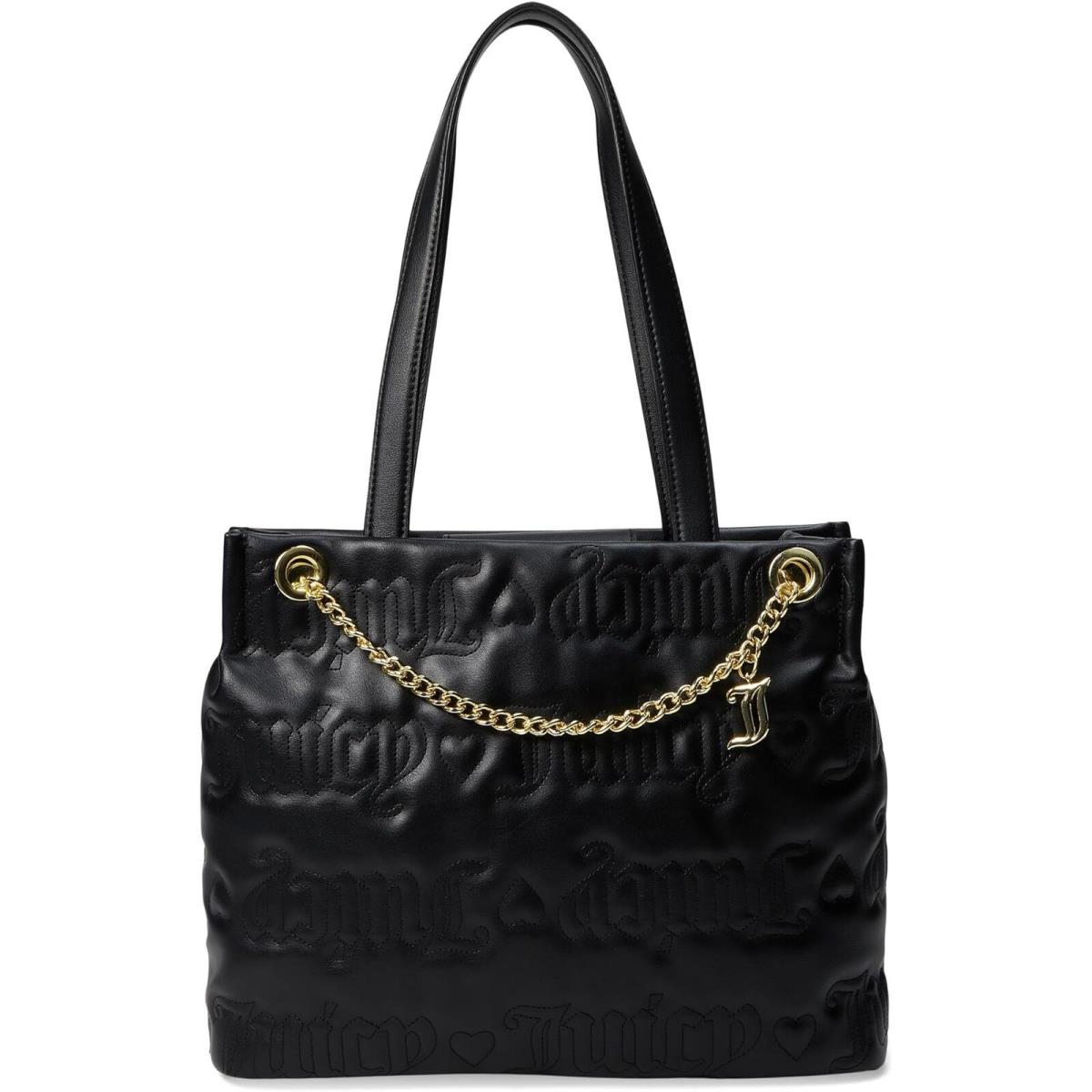 Juicy Couture Black Juicy Puff Tote Women Totes