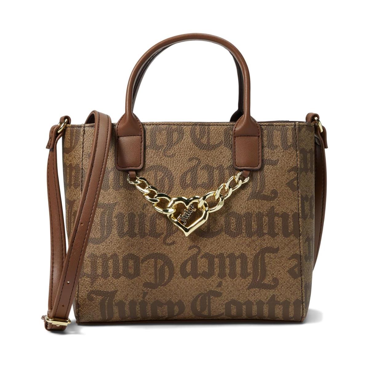 Juicy Couture Oversized Gothic Status Chestnut Chino Change Of Heart Tote Totes