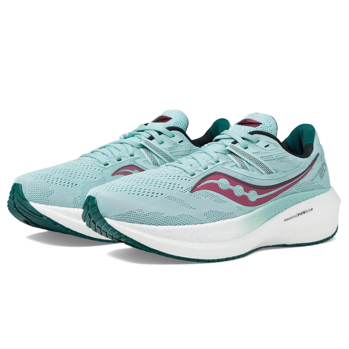 Woman`s Sneakers Athletic Shoes Saucony Triumph 20 - Mineral/Berry