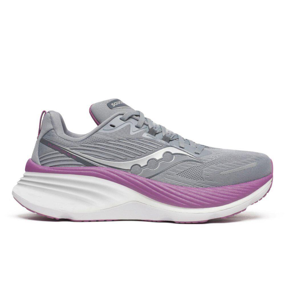 Saucony Women`s Hurricane 24 Running Shoes - Flint/viola - Flint/Viola