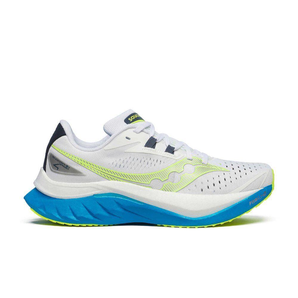 Saucony Women`s Endorphin Speed 4 Running Shoes - White/viziblue - White/Viziblue