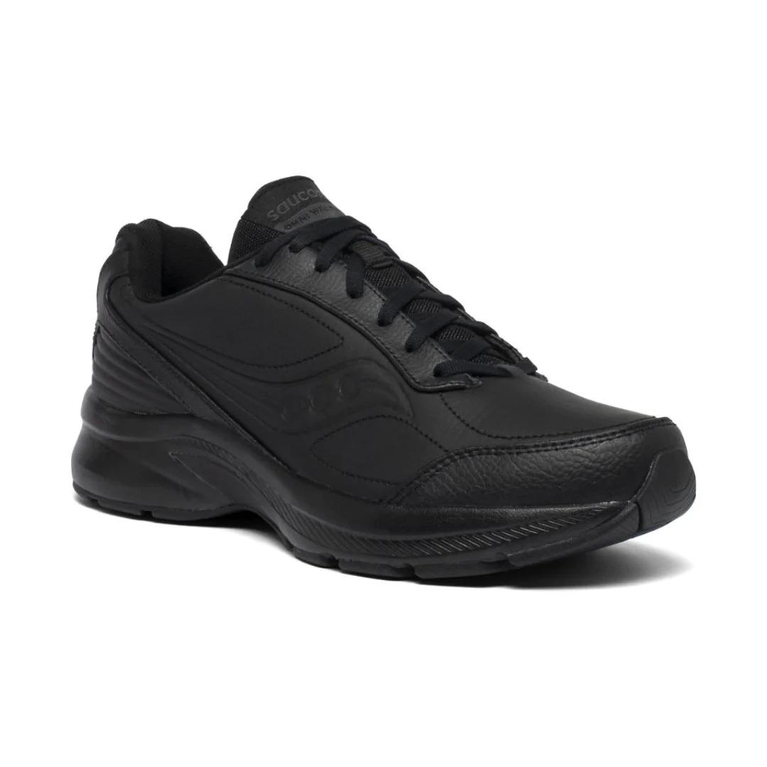 Saucony Men`s Omni Walker 3 Athletic Shoes - Black Medium Width - Black