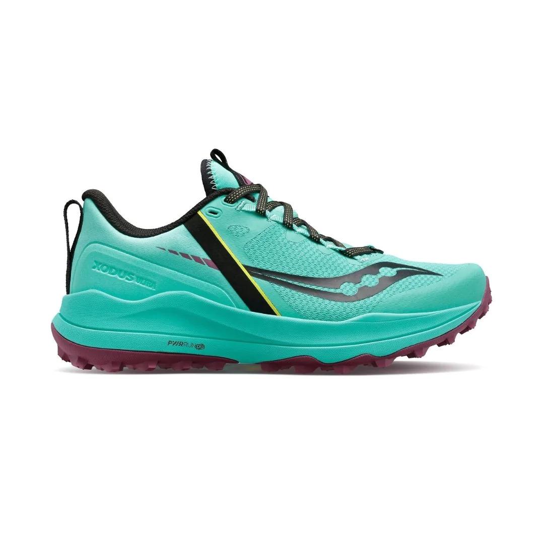 Saucony Women`s Xodus Ultra Trail Running Shoe - Cool Mint/dusk - Cool Mint/Dusk