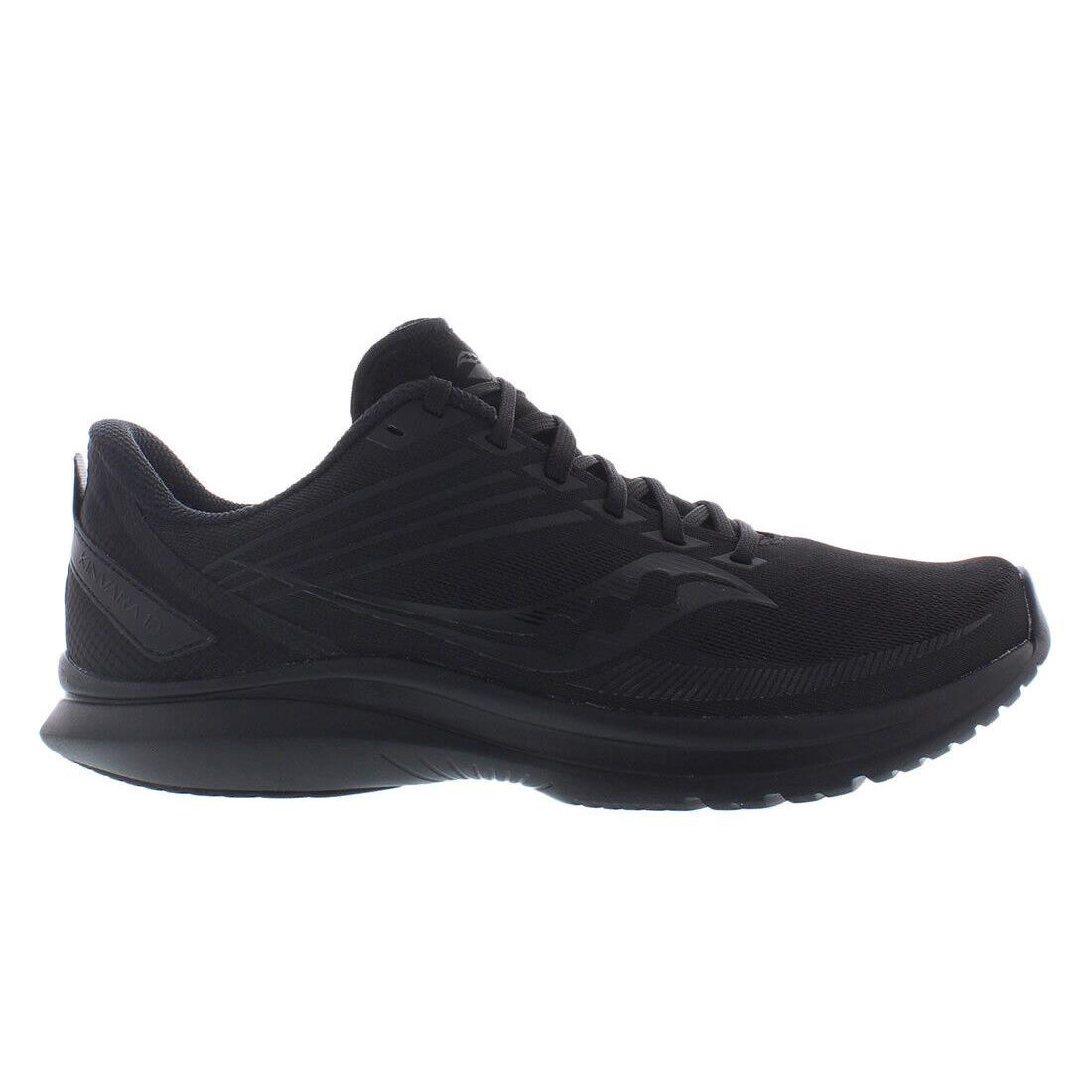 Saucony Kinvara 12 Mens Shoes Size 10 Color: Triple Black - Triple Black, Full: Triple Black