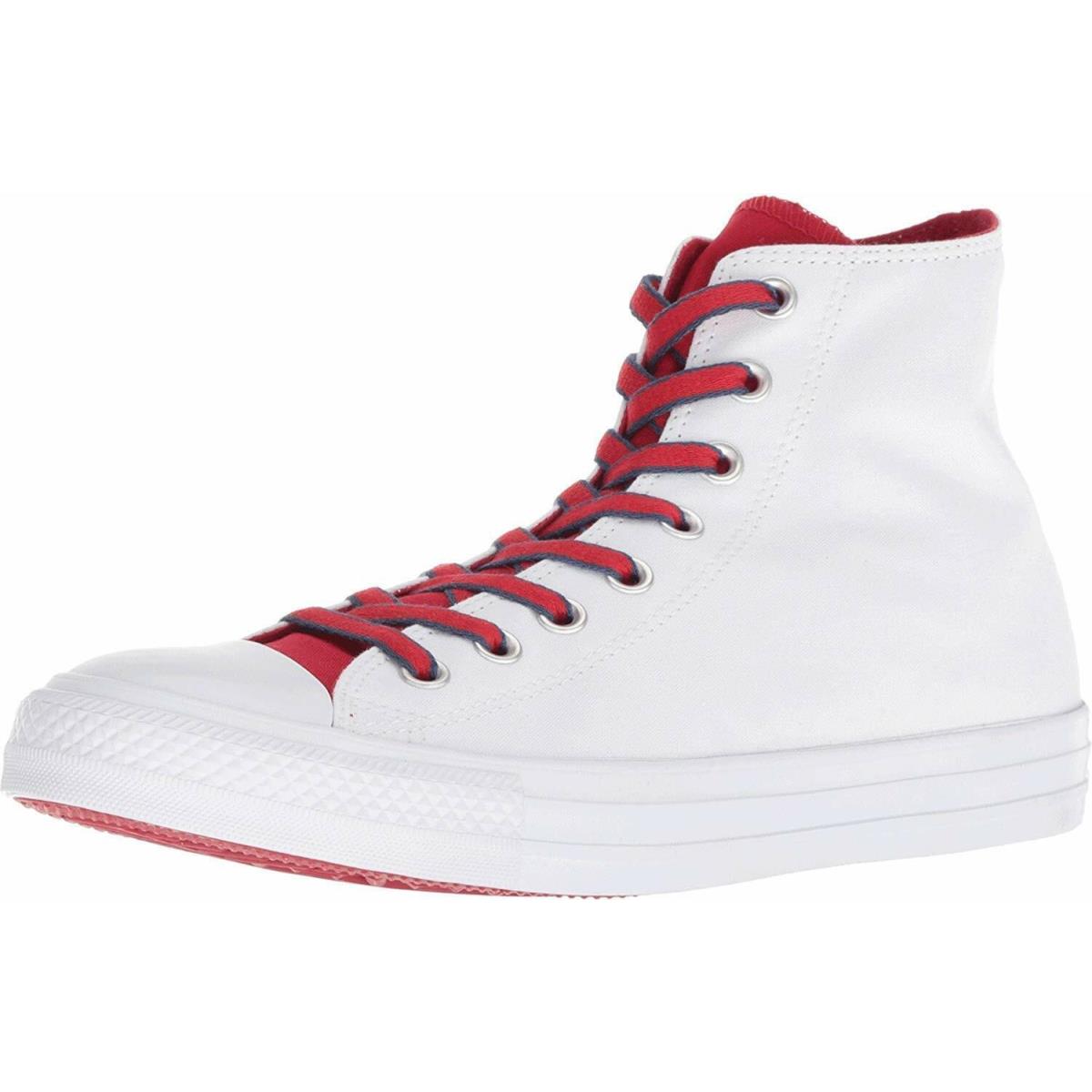 Converse Chuck Taylor All Star Hi Sneakers White Red