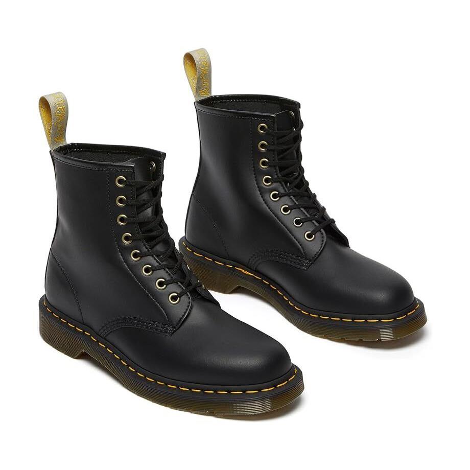 Women`s Shoes Dr. Martens 1460 Vegan 8 Eye Leather Boots 14045001 Black