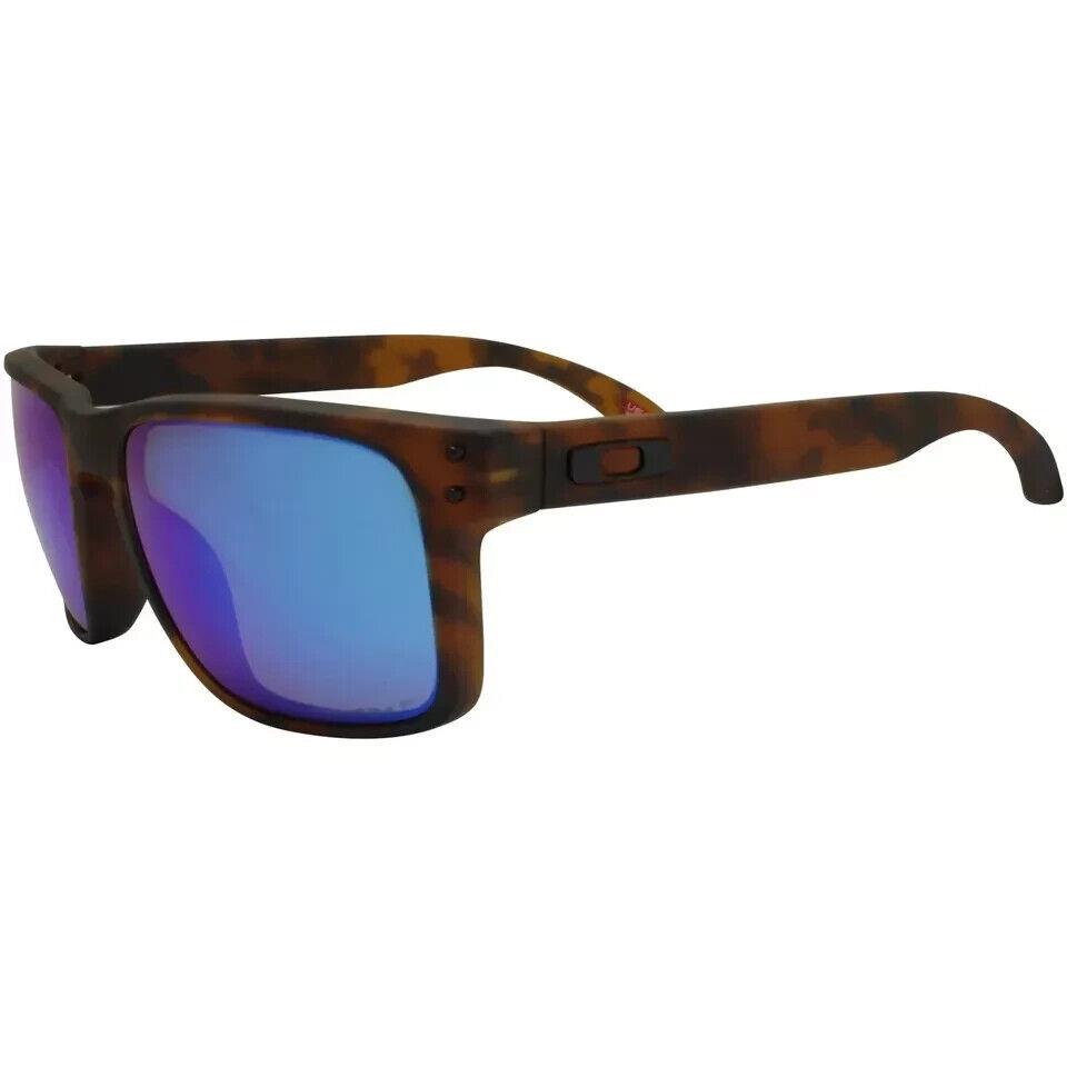 Oakley Sunglasses Holbrook Matte Brown Tor/ Prizm Sapphire Polarized OO9102-V4