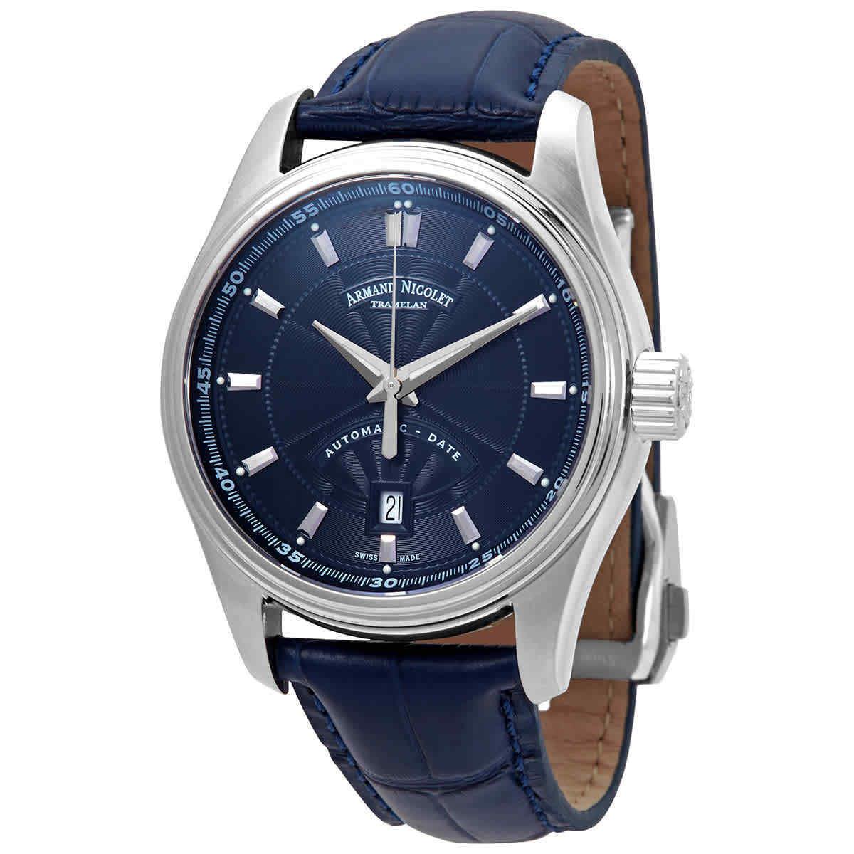 Armand Nicolet MH2 Automatic Blue Dial Men`s Watch A640A-BU-P840BU2