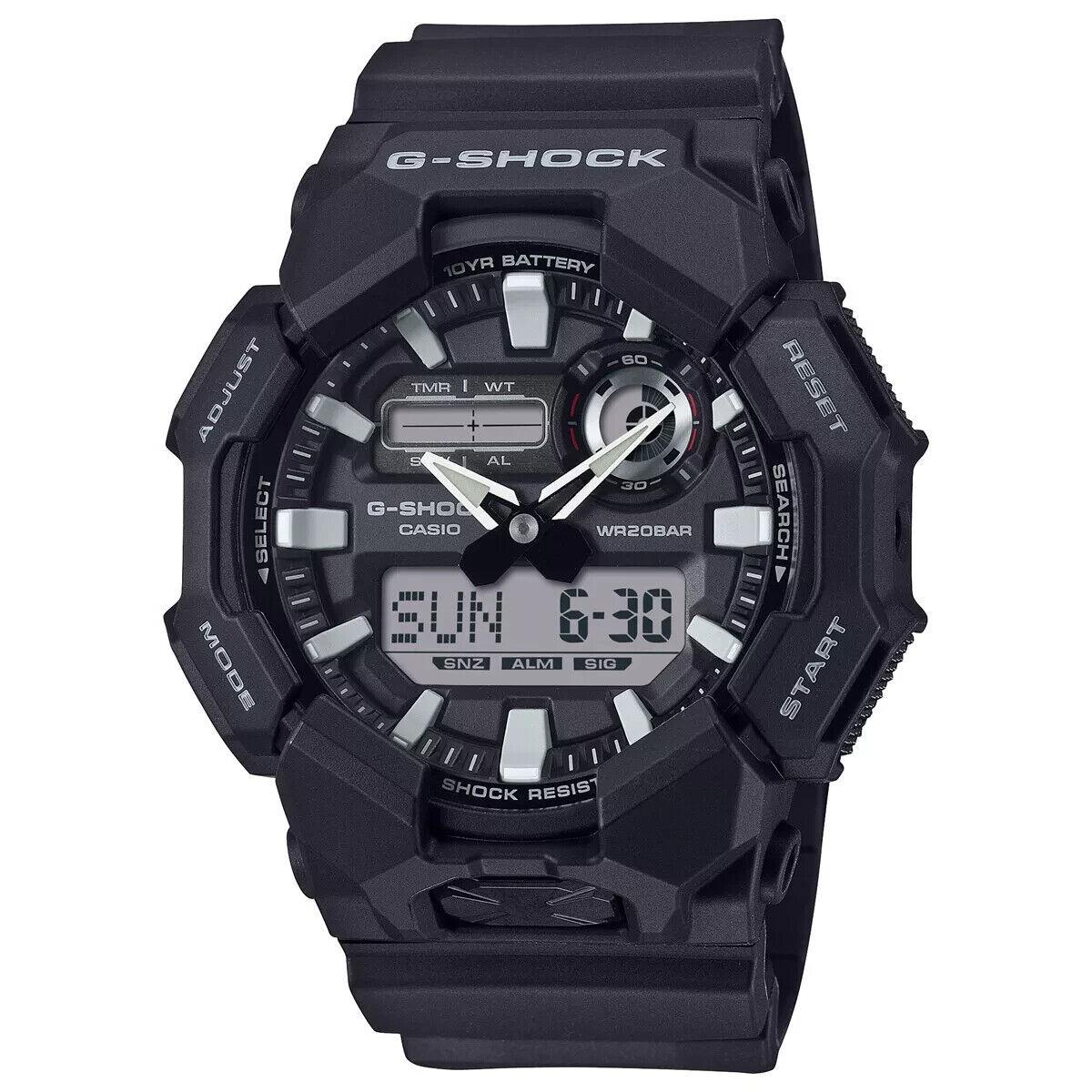 Casio G-shock GA010-1A Black Analog-digital Quartz Carbon Resin Men`s Watch