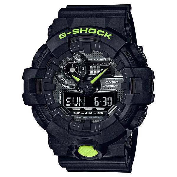 Casio G-shock Camouflage Pattern Metallic Subdued Analog Watch GA-700DC-1A