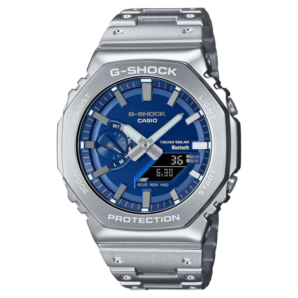 Casio G-shock Full Metal Series Blue Dial Analog Digital Watch GM-B2100AD-2A