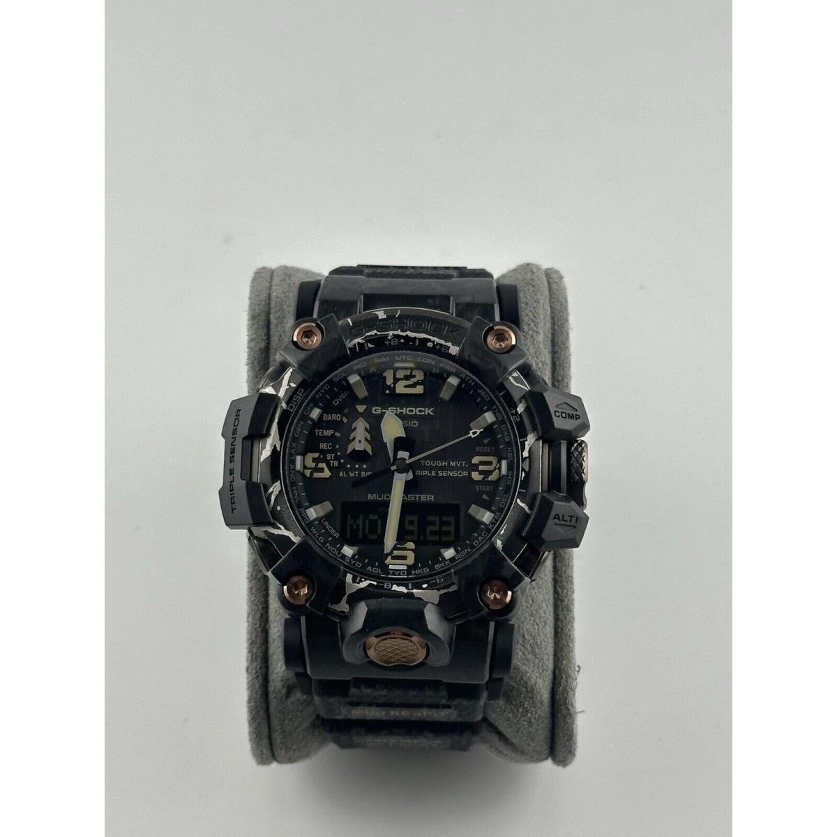 Casio G-shock Mudmaster Tough Solar Black Men`s Watch GWG2000CR-1A