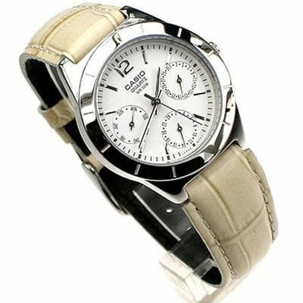 Casio Leather Watch Strap Analog Ladies Watch LTP-2069L-7A1