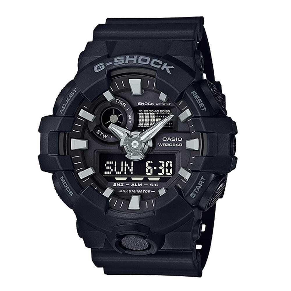 Casio G-shock GA-700-1BDR Digital Quartz Resin Men`s Watch