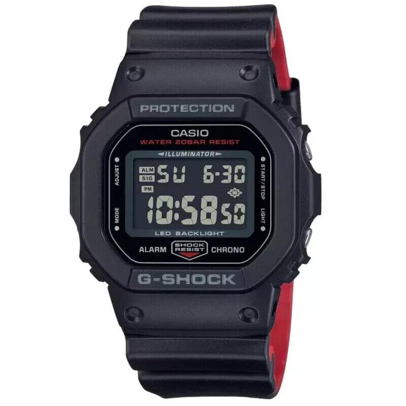 Casio G-shock Digital Resin Strap Quartz DW-5600UHR-1 200M Men`s Watch