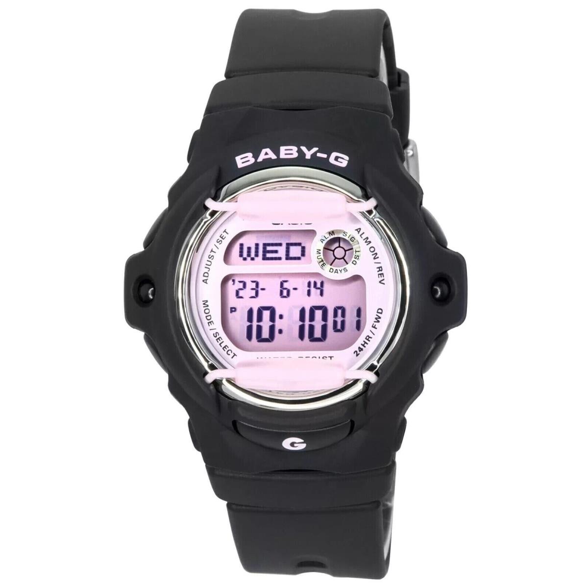 Casio Baby-g Digital Resin Strap Pink Dial BG-169U-1C 200M Women`s Ladies Watch