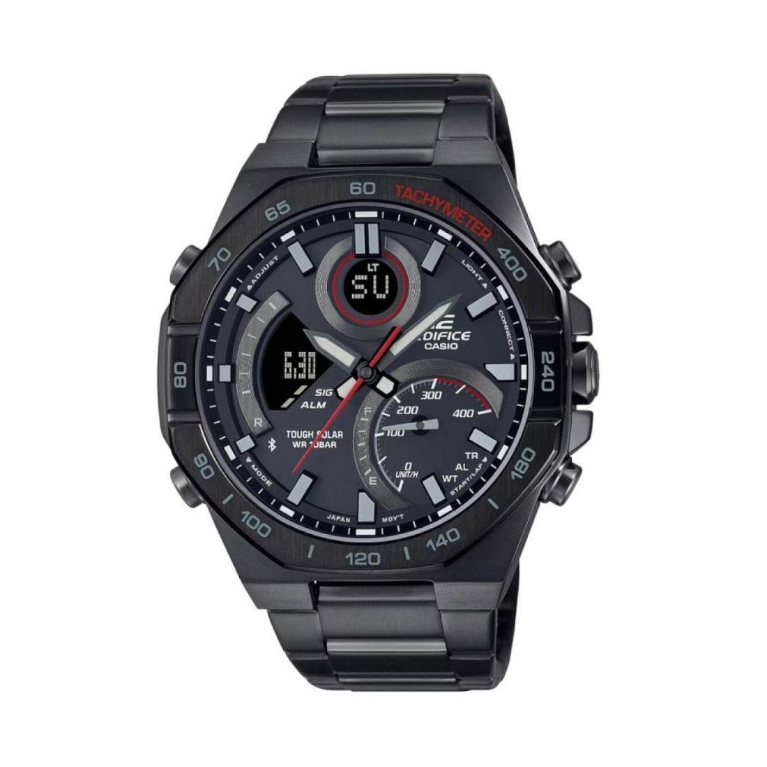 Casio Men Digital Eco-drive Casual Watch Classic Dress Black Dial Waterproof Rou