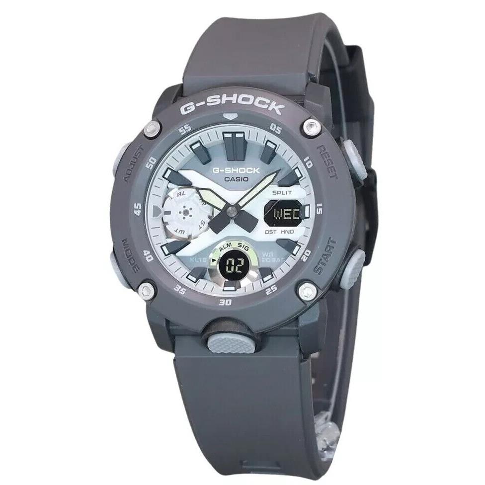 Casio G-shock Hidden Glow Series Alarm Shock-resist GA-2000HD-8A 200M Mens Watch