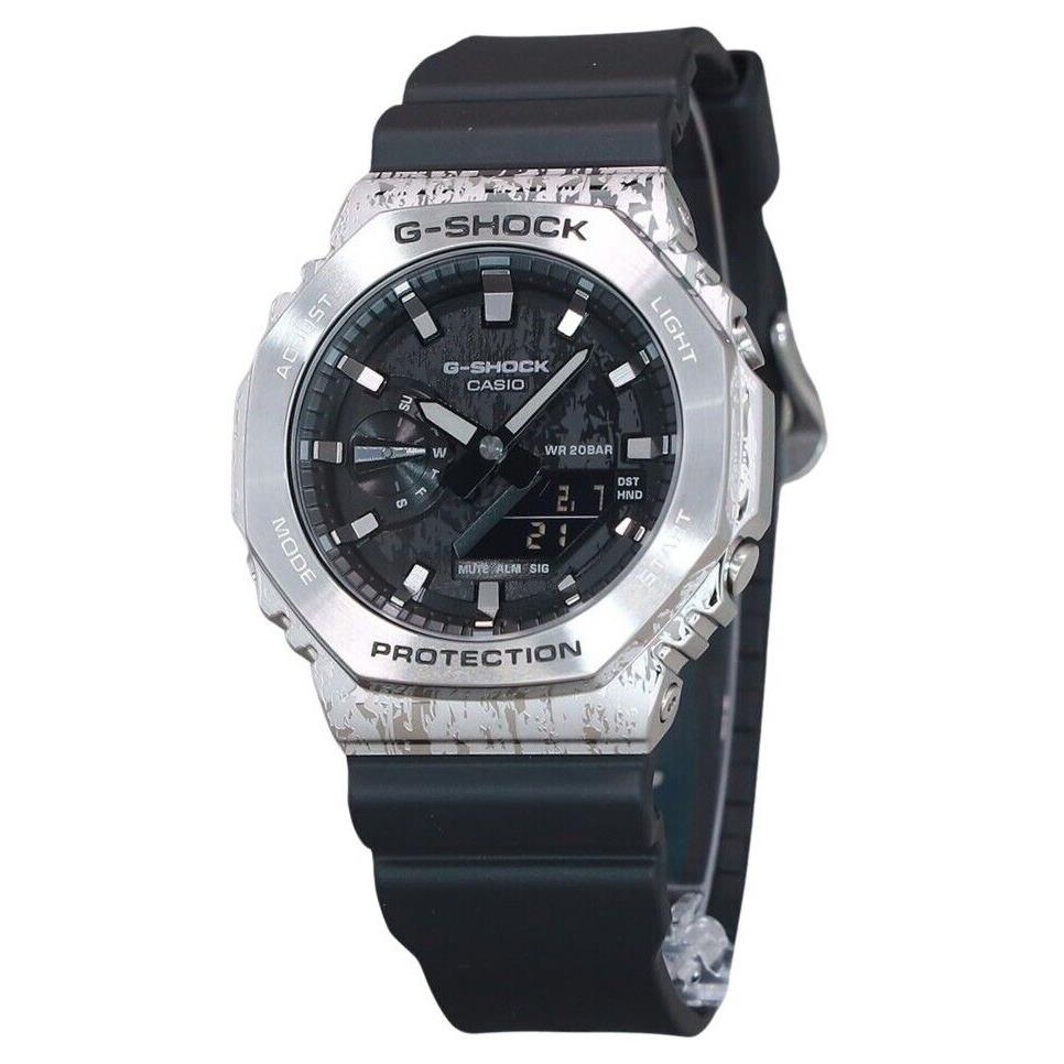 Casio G-shock Grey Dial Quartz Sports 200M Men`s Watch GM-2100GC-1A