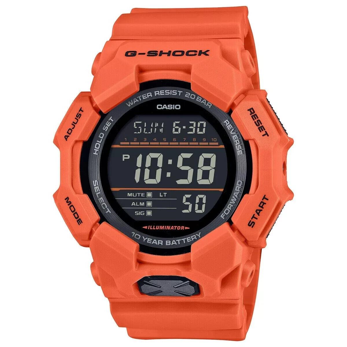 Casio G-shock GD010-4 Orange Big Case Carbon Watch