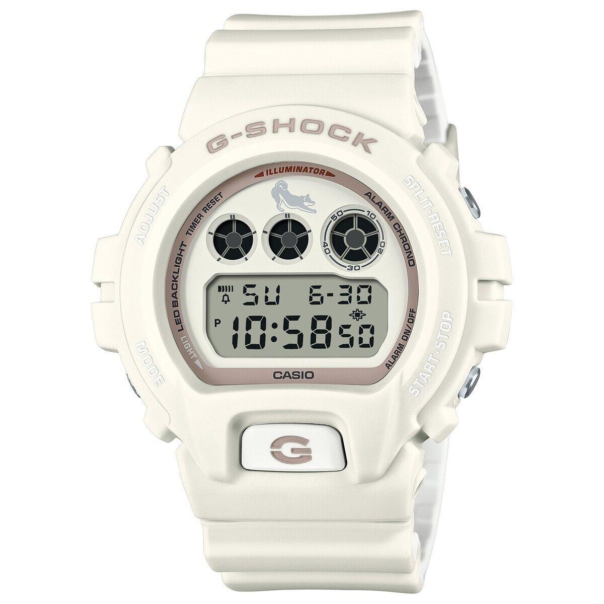 Casio G-shock DW-6900SHB-7JR Shiba Inu Model Men`s Watch White 2024