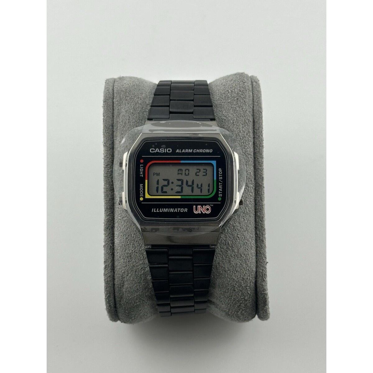 Casio Uno Collaboration Watch A168WEUC-1A Quartz Digital Black