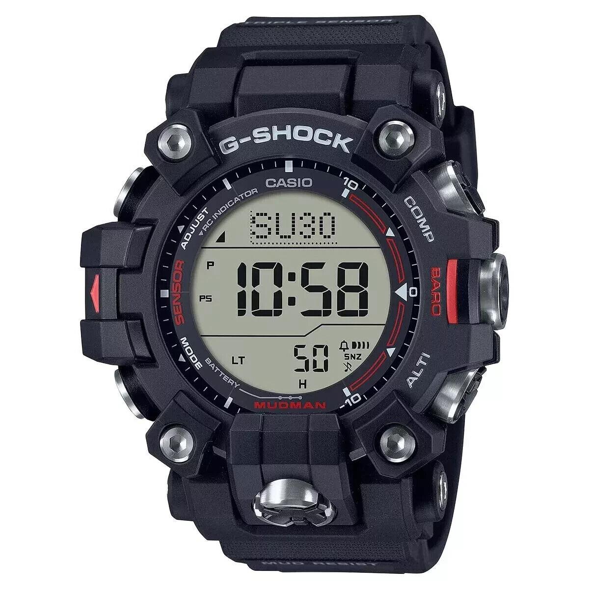 Casio G-shock Master of G Mudman Tough Solar Black Resin Band Watch GW9500-1