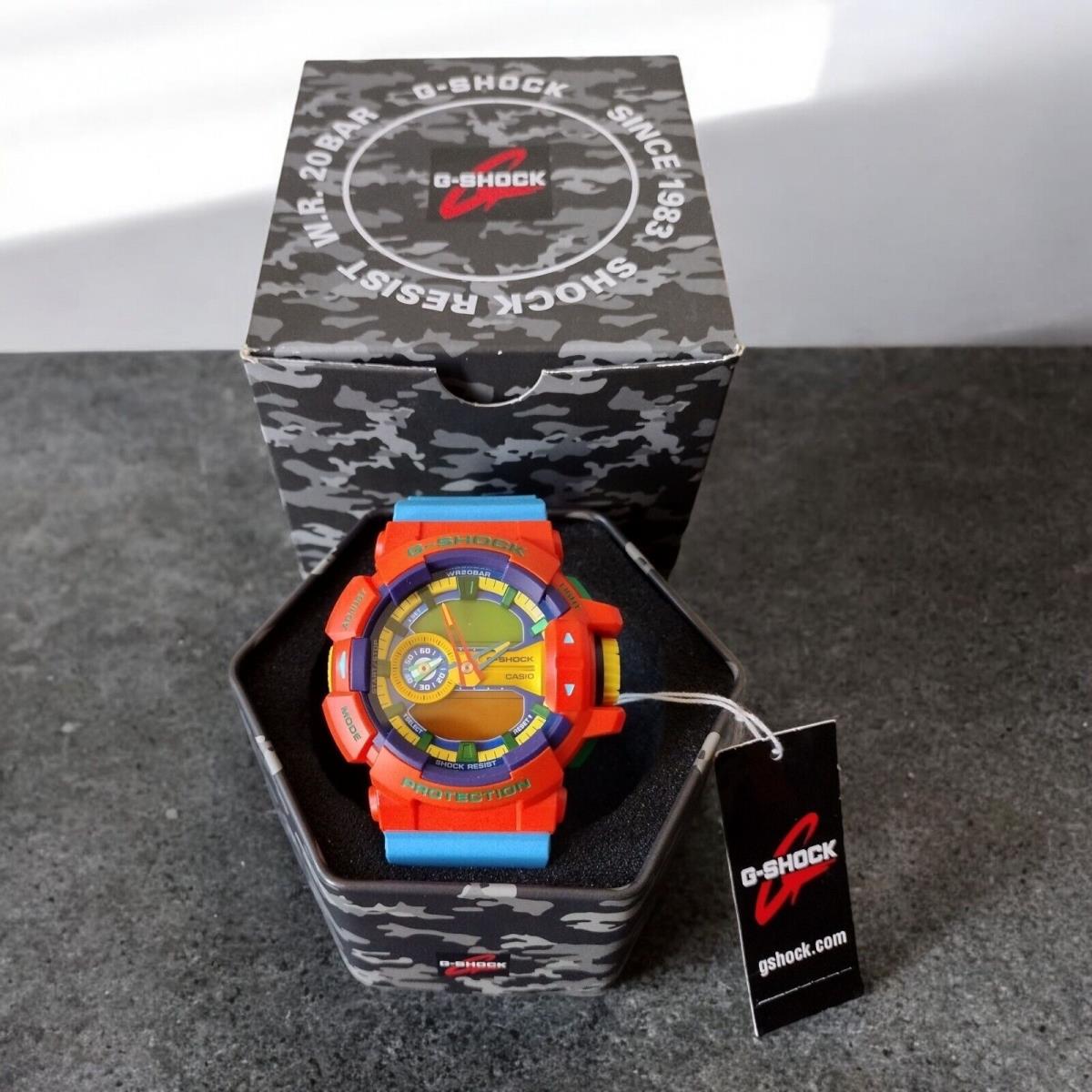 Casio G Shock Mens Watch GA400 Retro Hyper Colors w Box Rare