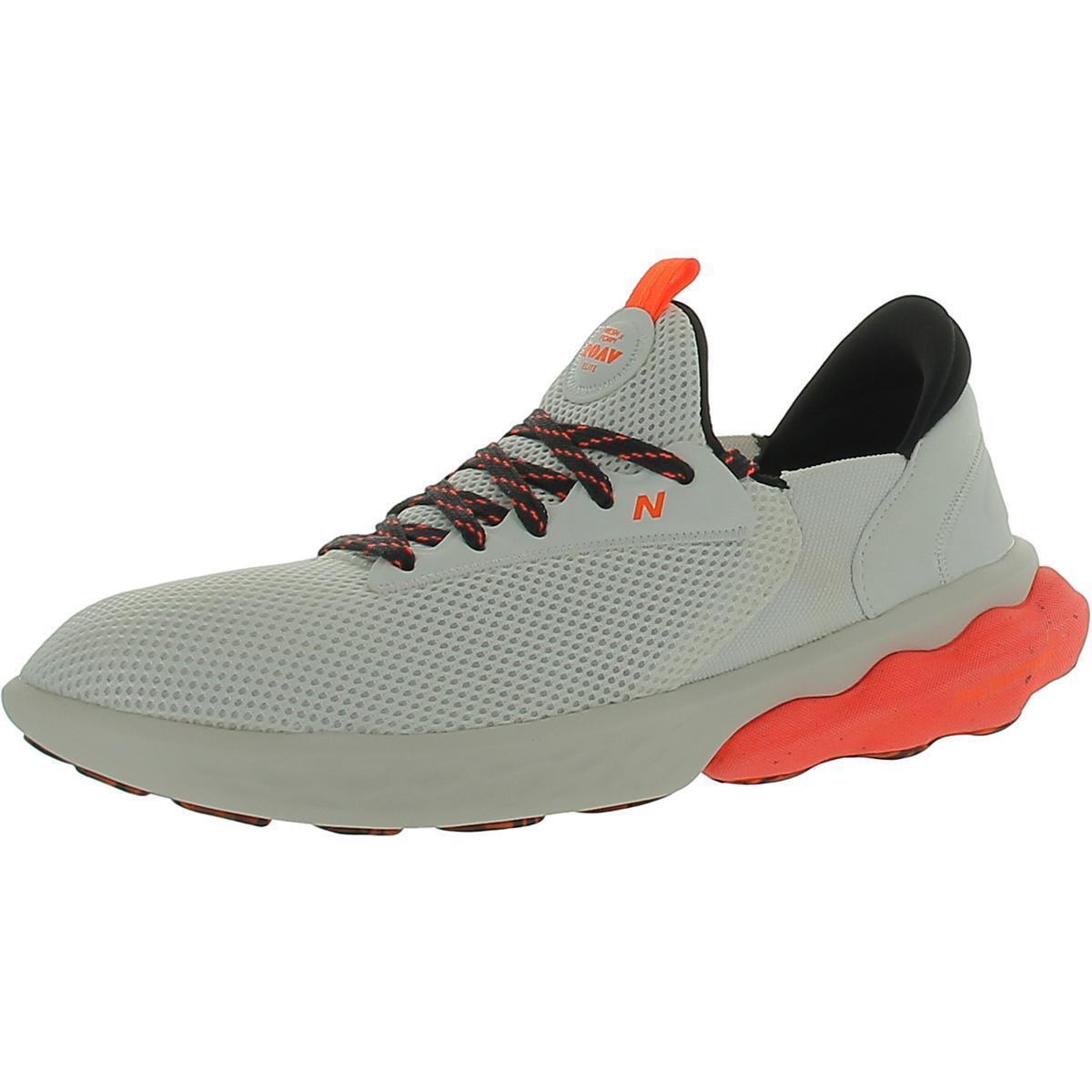 New Balance Mens Freshfoam Roav Elite White Running Training Shoes Bhfo 7862 - White/Bright Coral