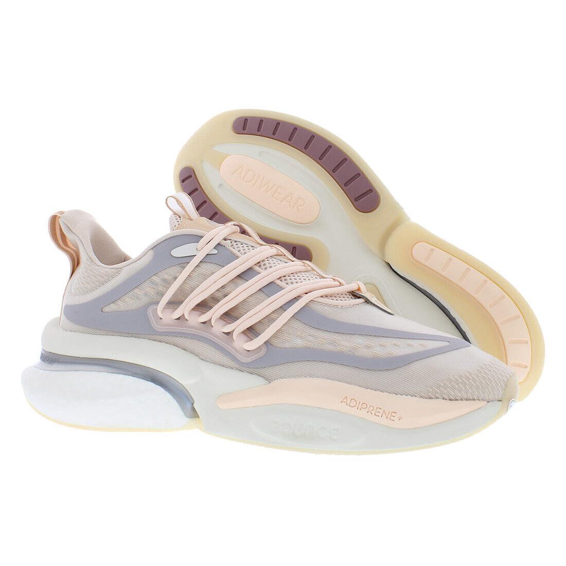 Adidas Alphaboost V1 Womens Shoes - Wonder Quartz/Taupe Met/Chalk White, Main: Pink