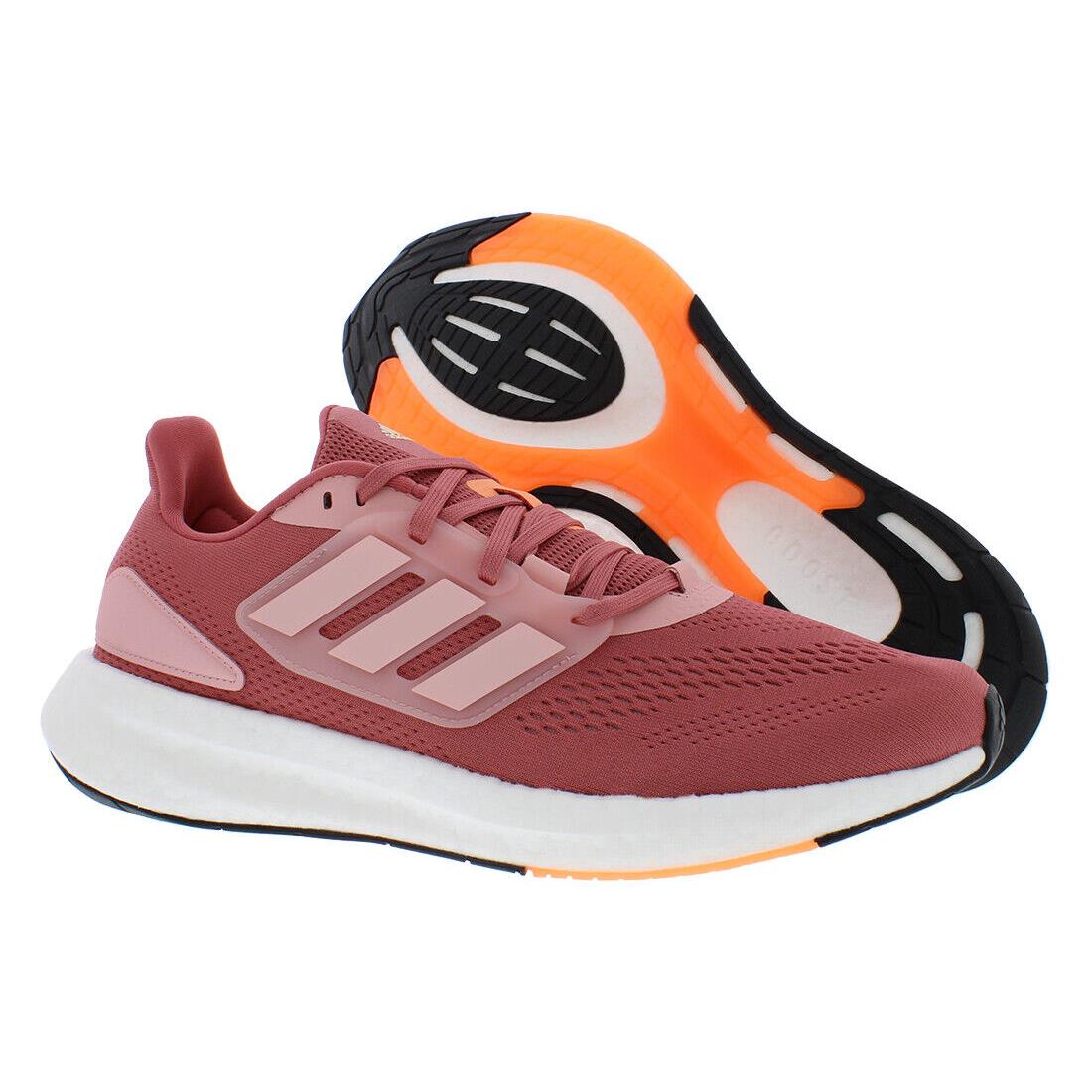 Adidas Pureboost 22 Womens Shoes - Wonder Red/Wonder Mauve/Beam Orange, Main: Red