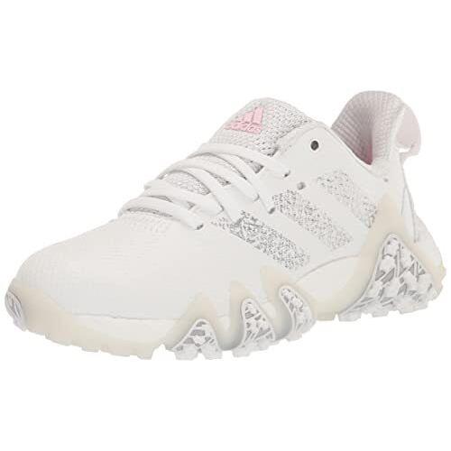 Adidas Golf Shoes Womens Codechaos 22 - White/silver/pink - White/Silver/Pink