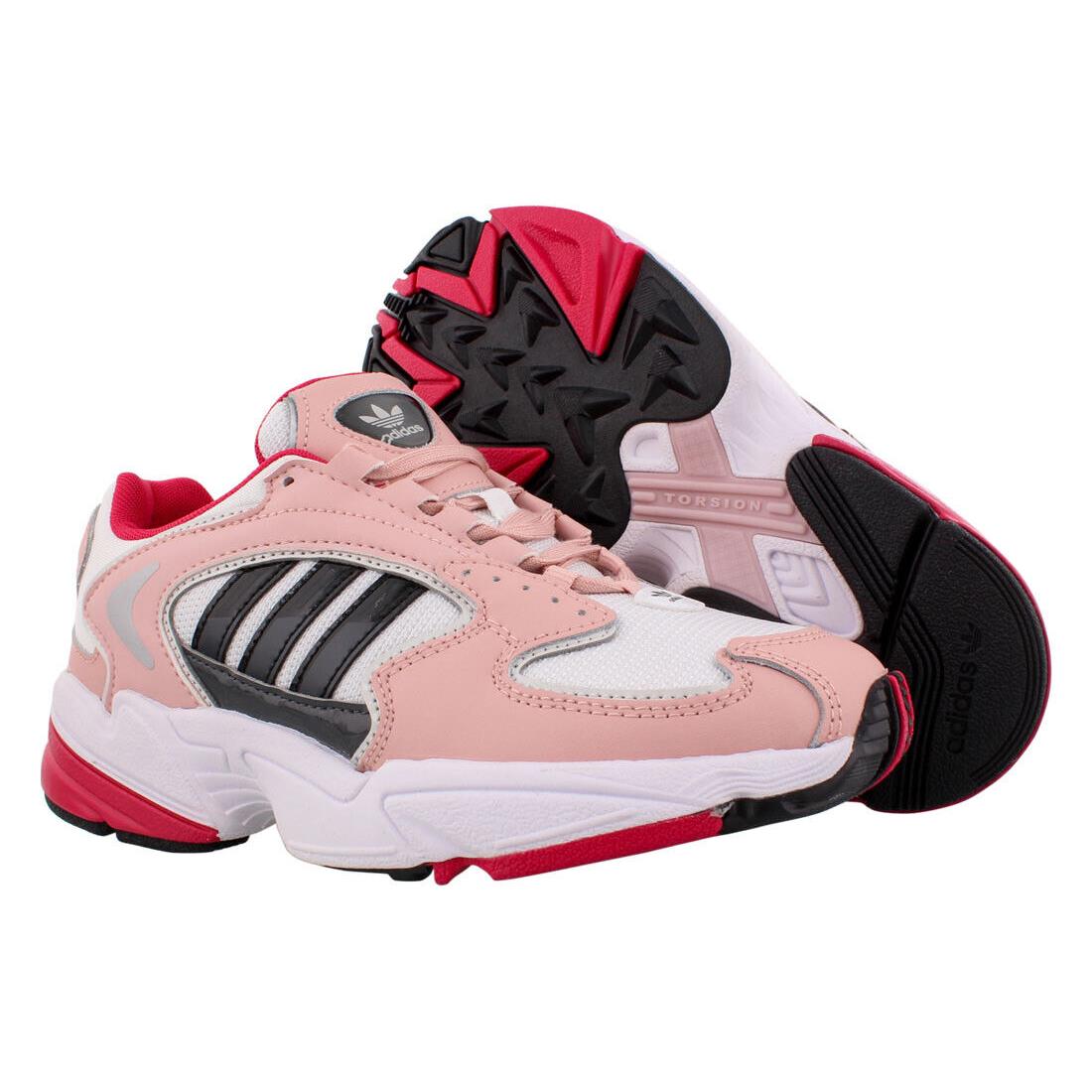 Adidas Originals Falcon 2000 Womens Shoes - White/Pink/Red/Black, Main: Pink