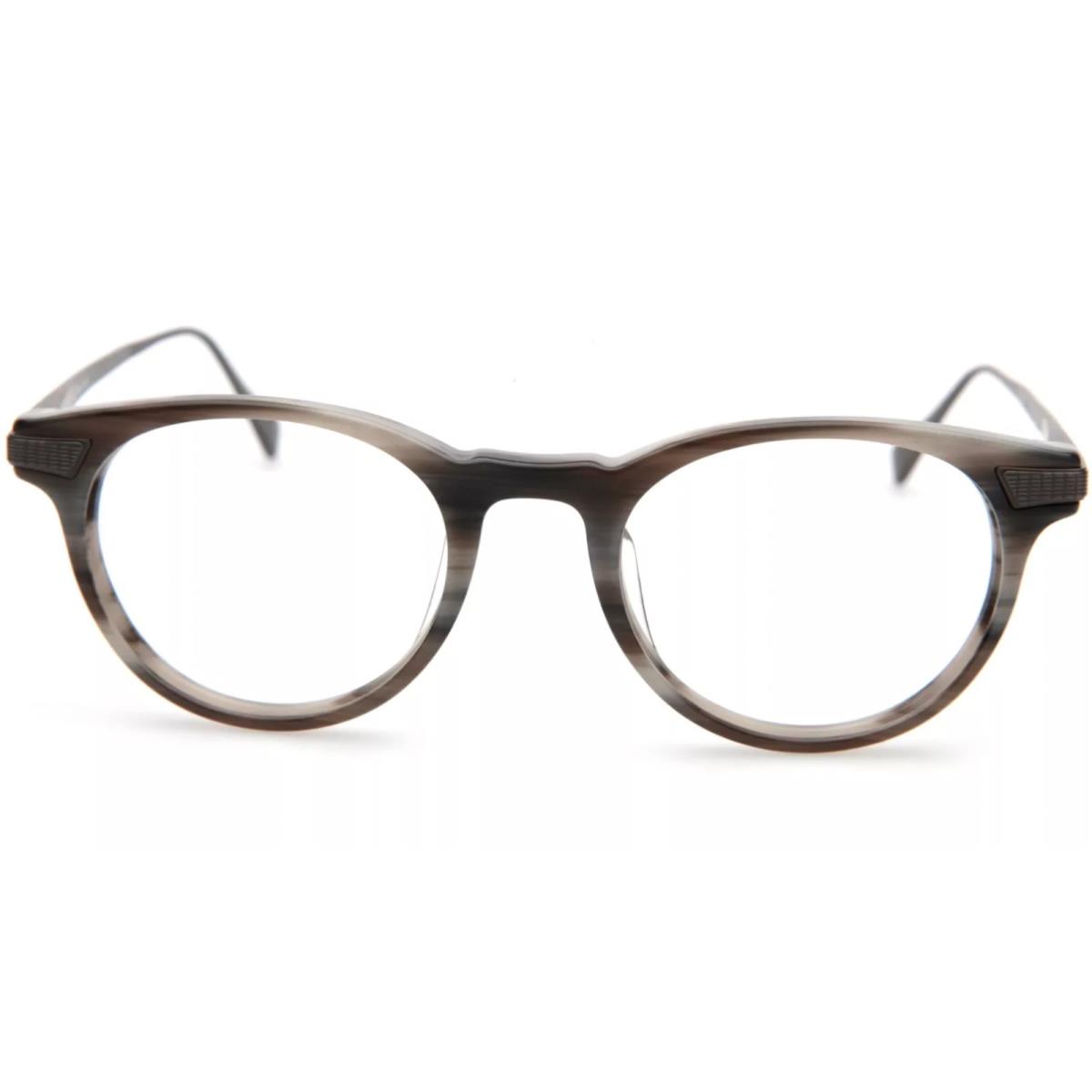 Maui Jim Mjo 2611 27B Gray Horn Eyeglasses RX 47-21-143 MM Japan