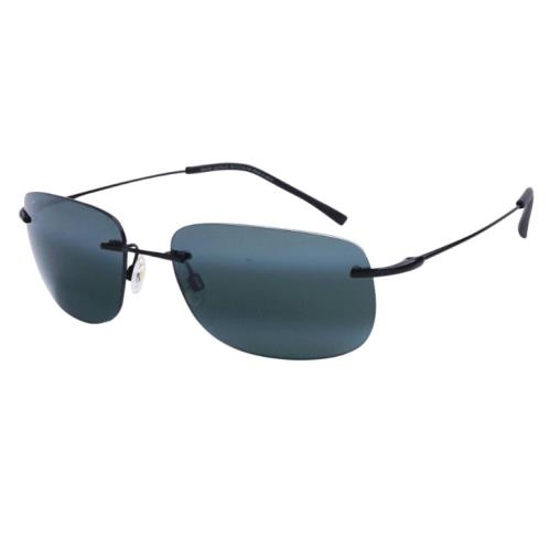 Maui Jim Ohai Black 334-02 Grey Polarized Sunglasses