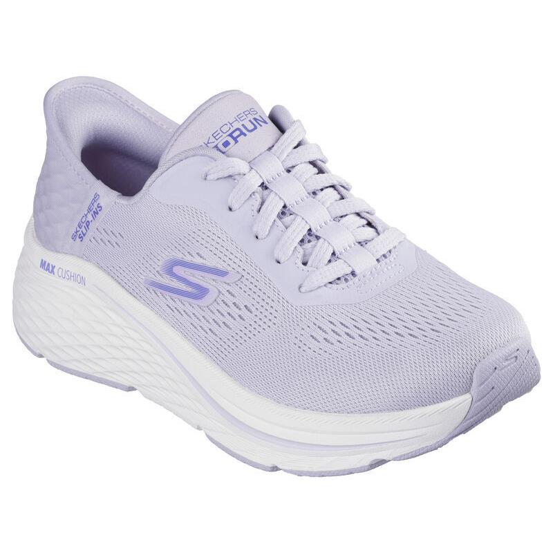 Womens Skechers Slip-ins: Max Cushioning Elite-vanish Lavender Mesh Shoes - Lavender