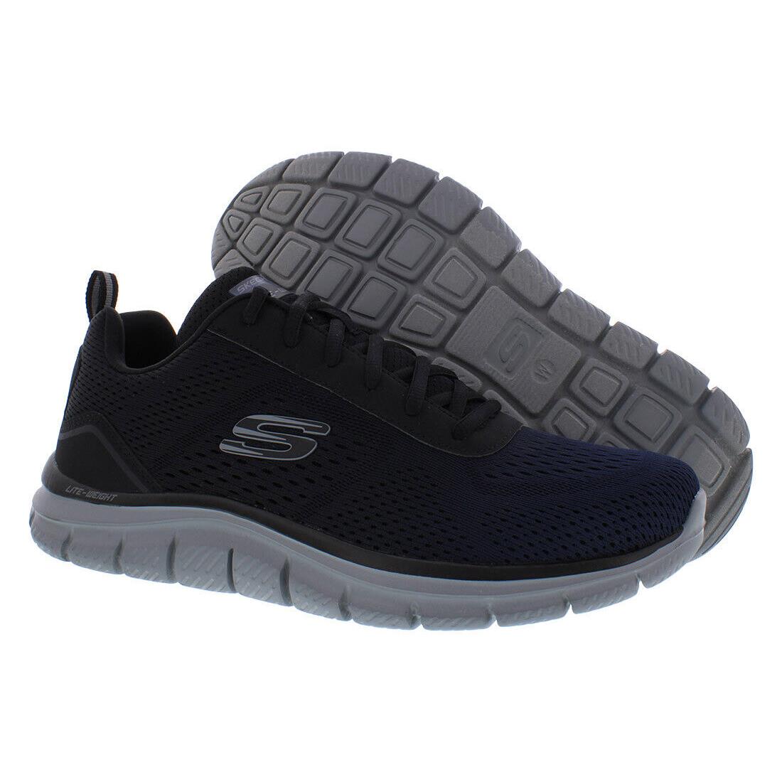 Skechers Track Ripkent Mens Shoes - Navy/Black Wide, Main: Blue