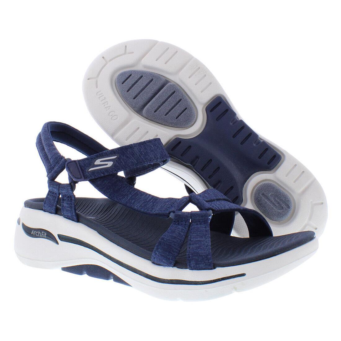 Skechers Go Walk Arch Fit Elite Womens Shoes Size 6 Color: Navy