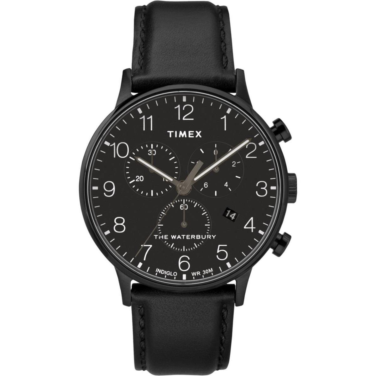 Timex Waterbury Classic Chronograph Leather Mens Watch TW2R71800