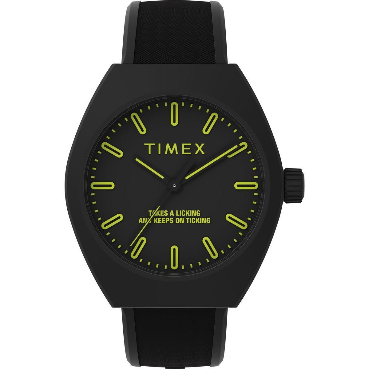 Timex Black Unisexs Analogue Watch Essex TW2W42400