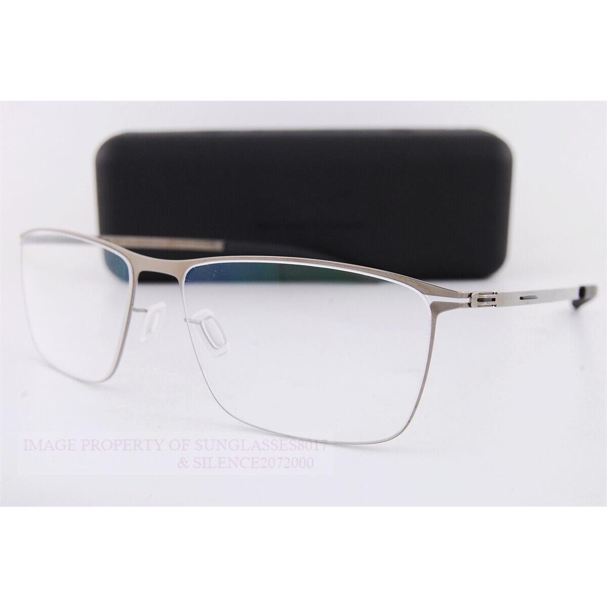 ic Berlin Eyeglass Frames Asper Shiny Graphite Made in Germany 54mm