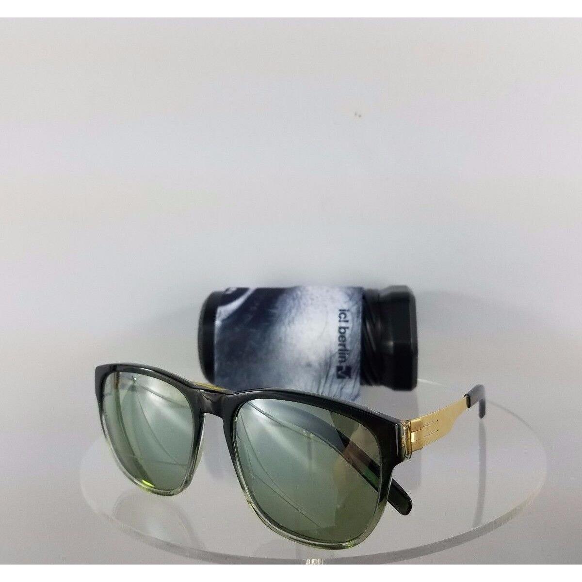 ic Berlin Sunglasses Janina F.matt Gold Green Frame