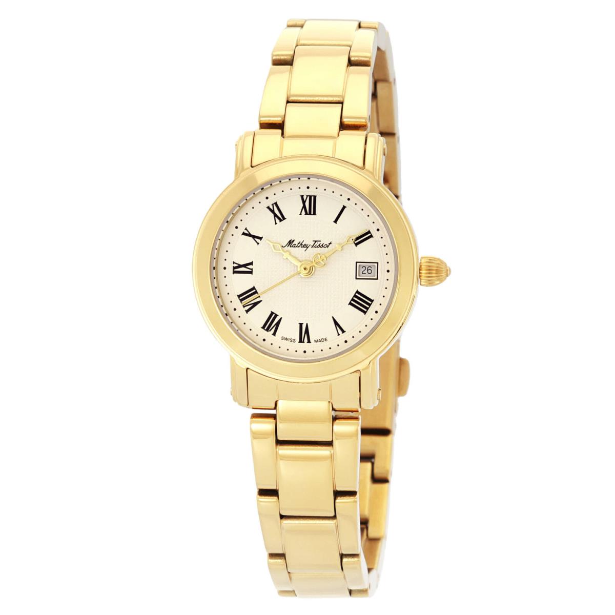 Mathey-tissot City White Dial Ladies Watch D31186MPBR