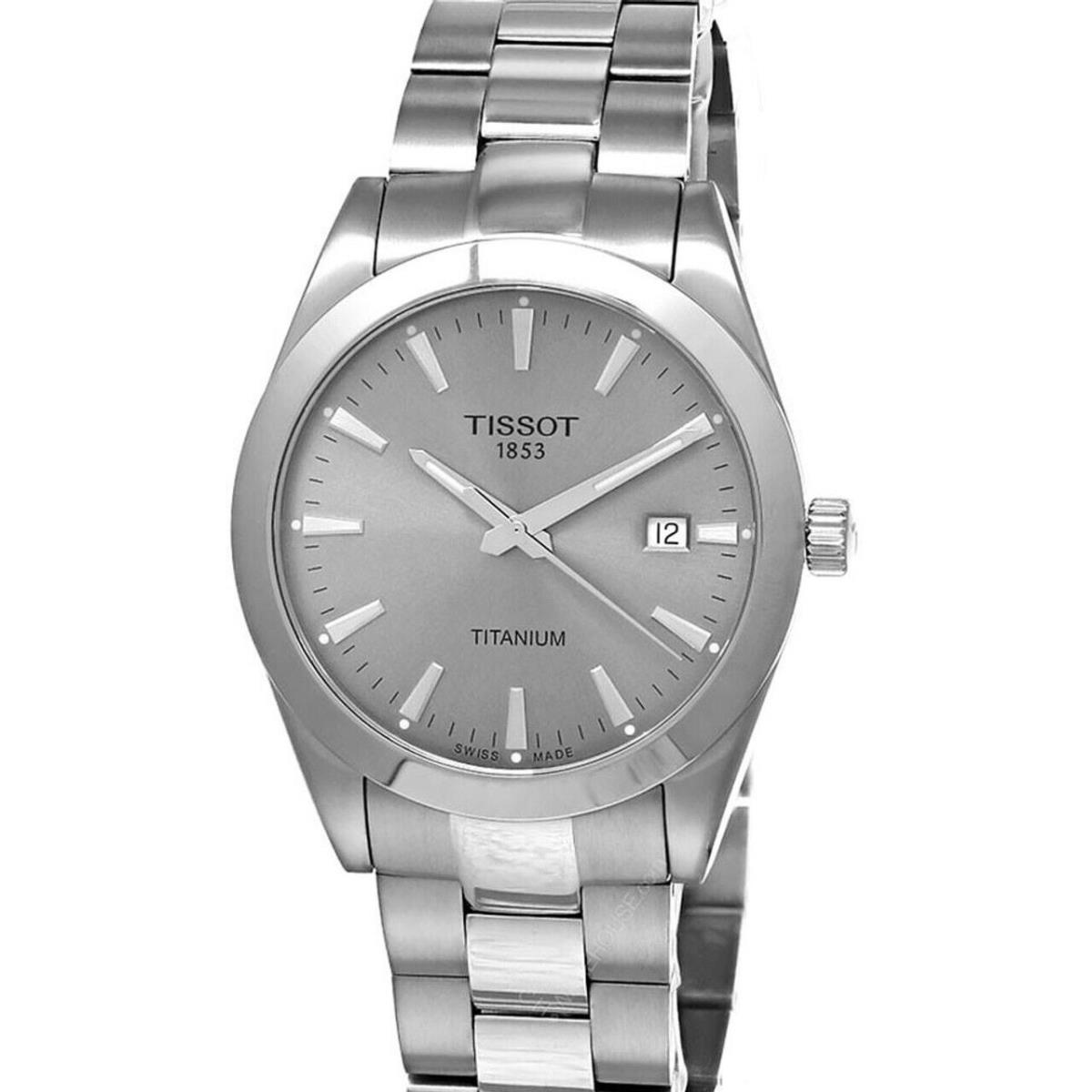 Tissot T-classic Gentleman Titanium Quartz 40MM Men`s Watch T127.410.44.081.00