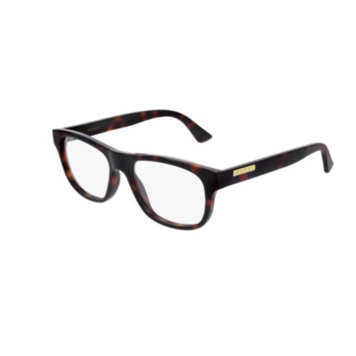 Gucci GG0768O 002 Square Havana Men`s Eyeglasses