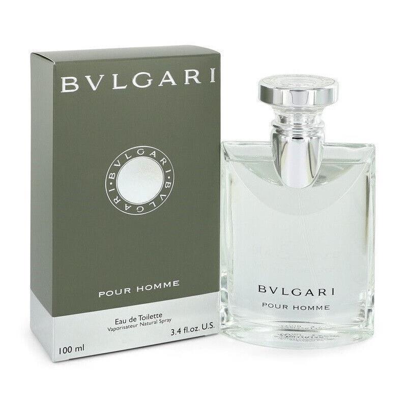 Bvlgari Pour Homme Men 3.3 3.4 oz 100 ml Eau De Toilette Spray